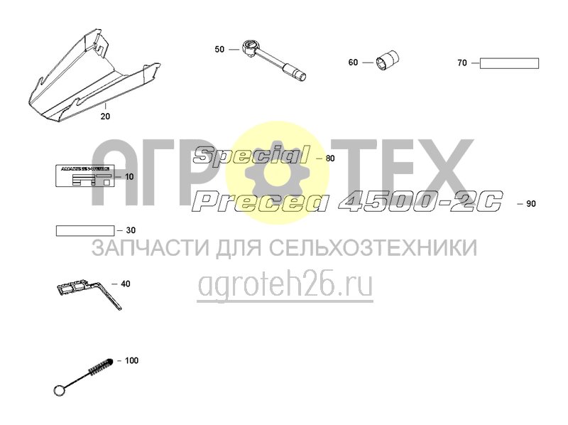  Базовая комплектация Precea 4500-2CC (ET) Special (ETB-0000002120)  (№40 на схеме)