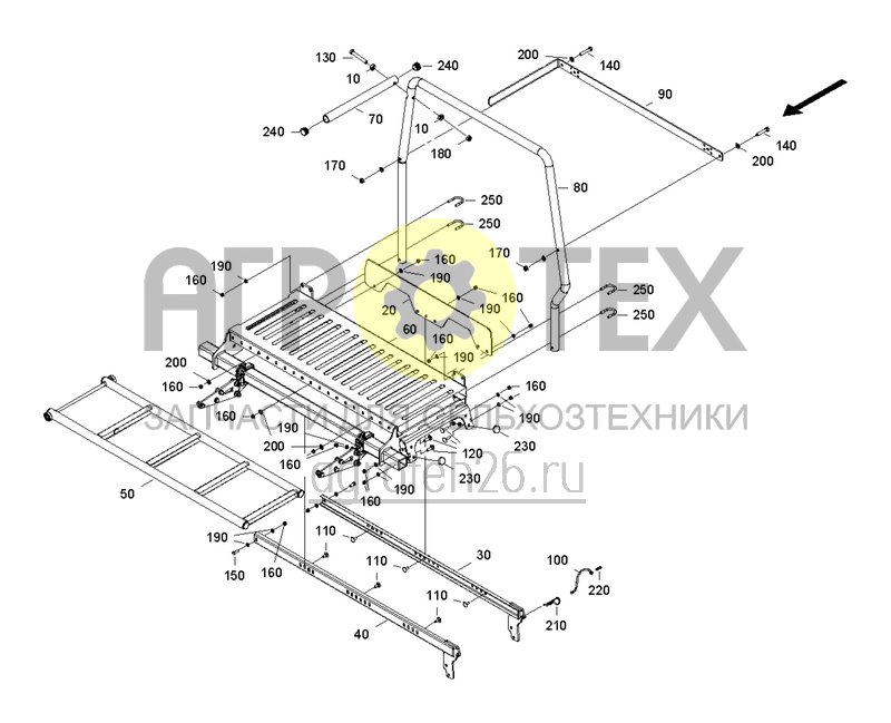 Чертеж  Погрузочная площадка Precea 3000-AC (1) (ETB-0000002160) 