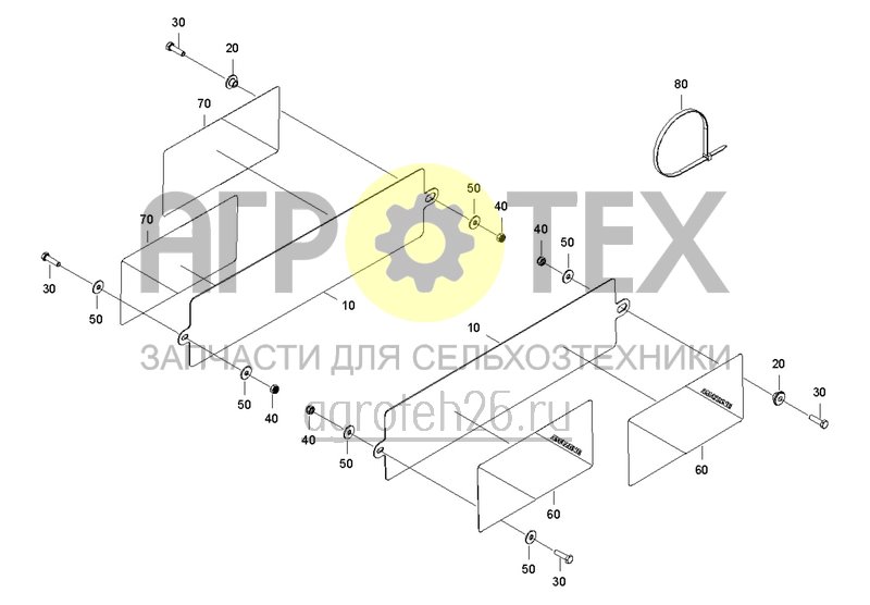 Чертеж  Боковые предупреждающие таблички (ETB-0000002489) 