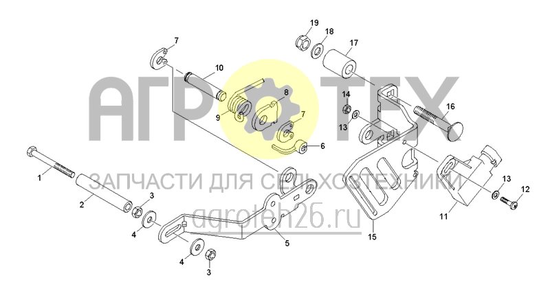 Чертеж  Аналоговый датчик рабочего положения (ETB-0000002555) 