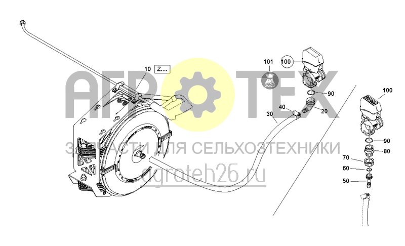 Чертеж  Устройство внешней очистки для CP-Plus (ETB-0000002794) 