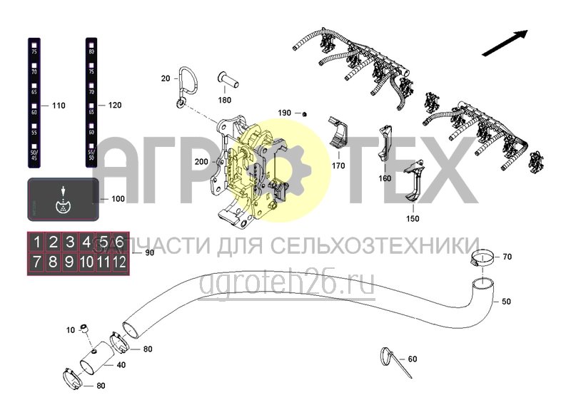 Чертеж  Расстояние между рядами 65 см ? 9 рядов 6000-2 (1) (ETB-0000002920) 