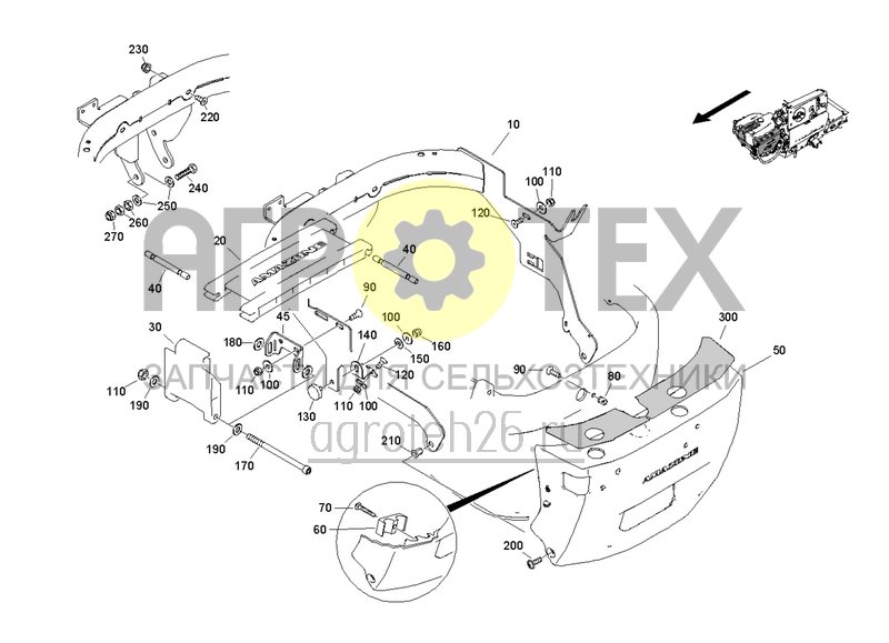 Чертеж  Бак-смеситель UX 01 держатели с 12.2020 (ETB-0000003013) 