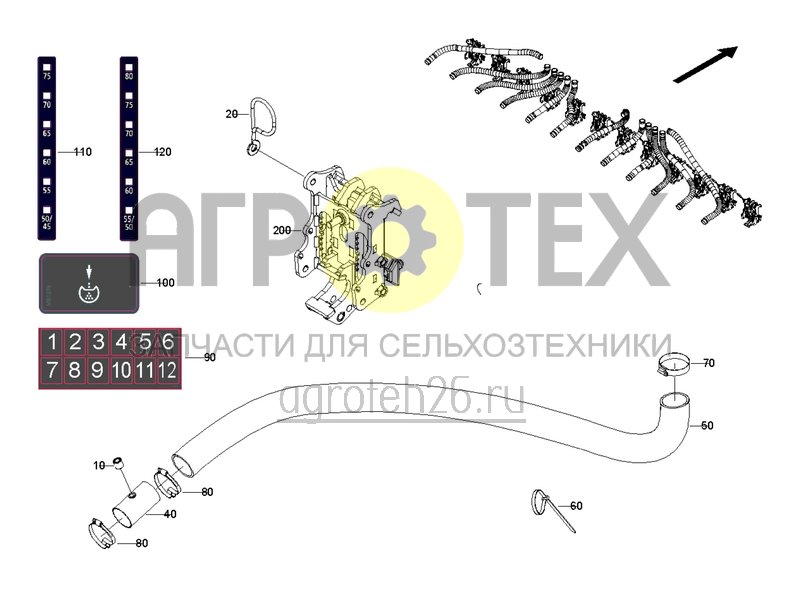 Чертеж  Расстояниe между рядами 45 см ? 12 рядов (1) (ETB-0000003056) 