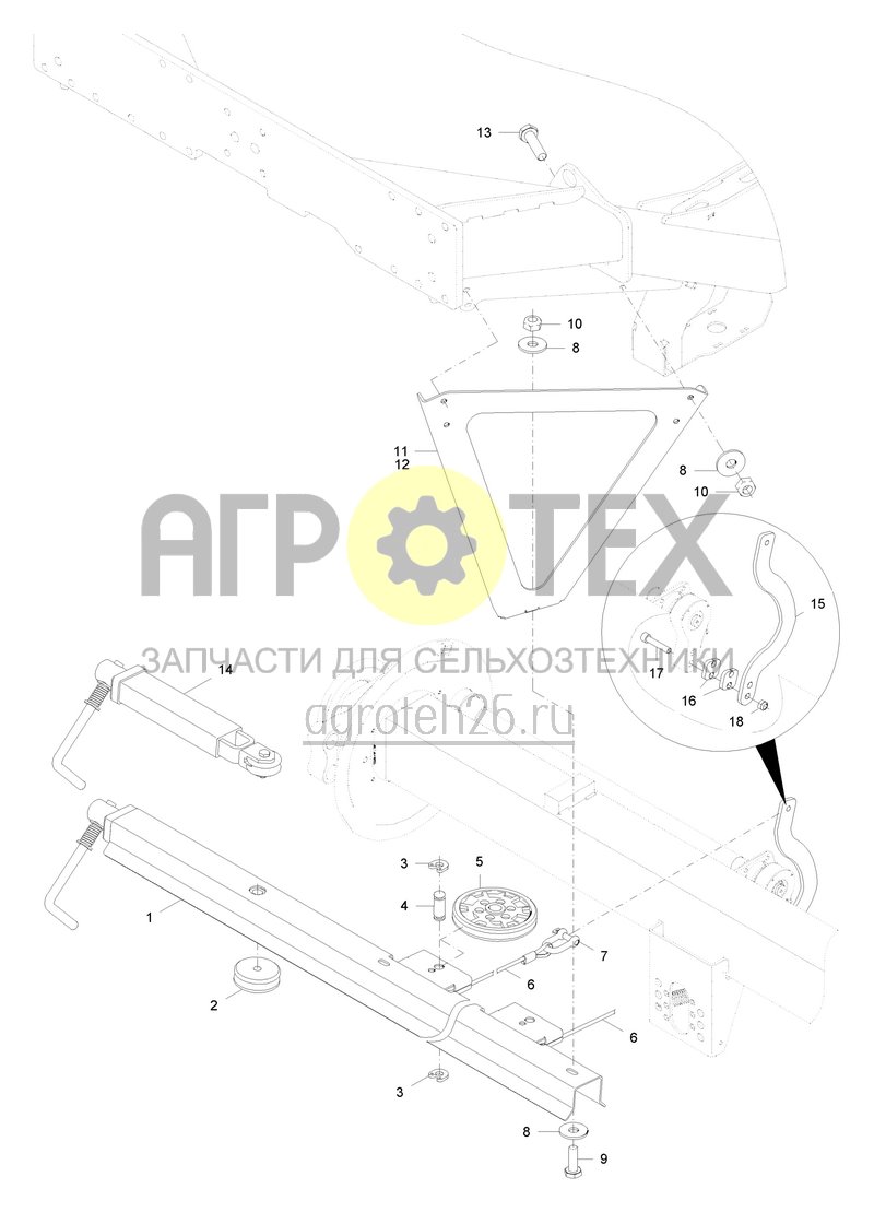 Чертеж  Тормозная ось 3300 10/280/335 (1) (ETB-0000003090) 