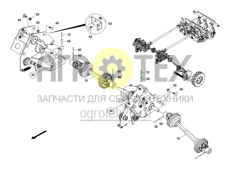  Привод Primera DMC 12001 перед (1) (ETB-0000003236)  (№10 на схеме)