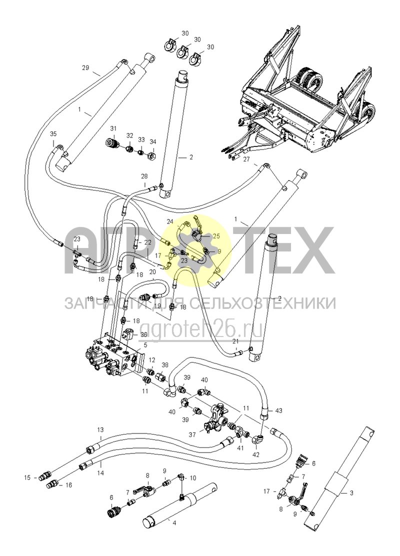 Чертеж  Гидравлика (электро) GHD1500/1800 (с GH00006170) (ETB-0000003402) 