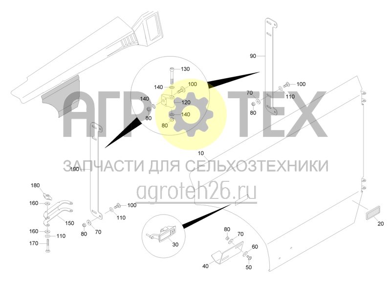  Боковая облицовка справа (2) (ETB-0000003609)  (№30 на схеме)