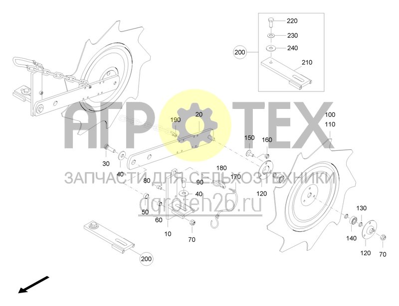 Чертеж  Защитный каток KPP (ETB-0000003627) 