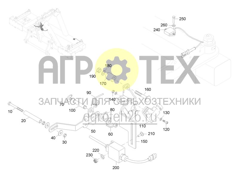 Чертеж  Датчик рабочего положения (ETB-0000003721) 