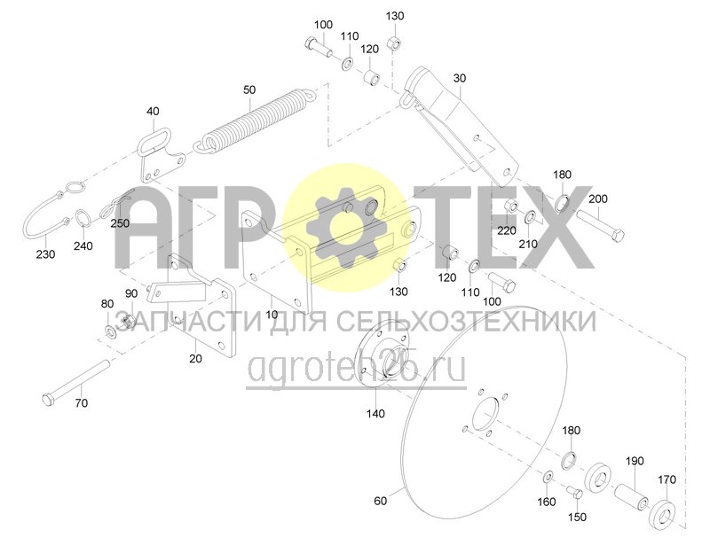  Стабилизирующая шайба кроме середины (ETB-0000003885)  (№70 на схеме)