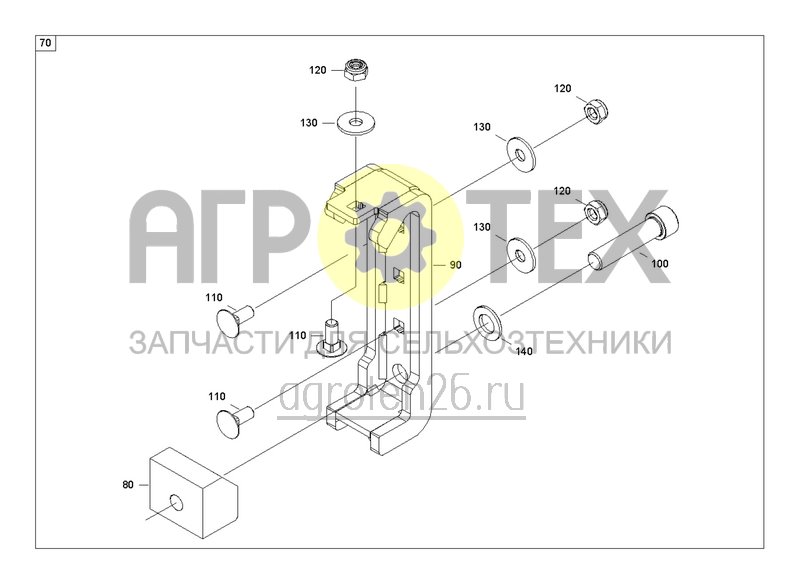 Чертеж  Механический привод семена спереди 6000 (7) (ETB-0000003991) 