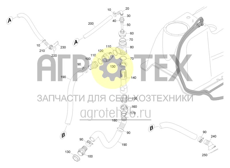  Устройство для заполнения (ETB-0000004050)  (№80 на схеме)