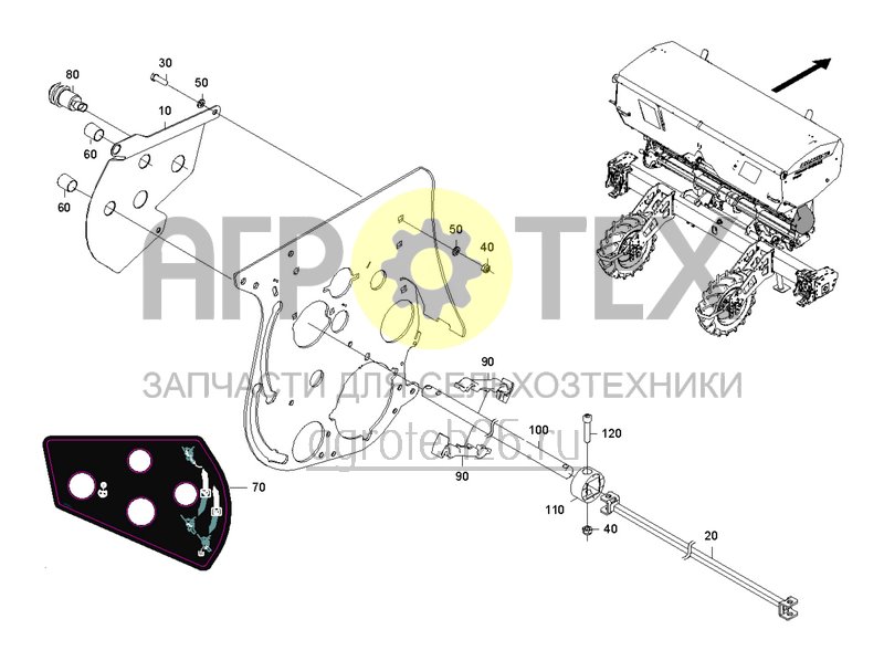  Электрический привод 24 об/мин (1) (ETB-0000004075)  (№90 на схеме)