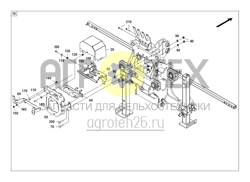 Чертеж  Складная рама FT Precea 6000-2 (6) (ETB-0000004140) 