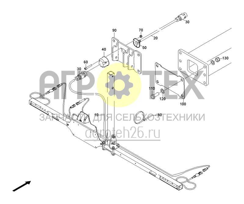 Чертеж  Светодиодное освещение сзади (2) (ETB-0000004423) 