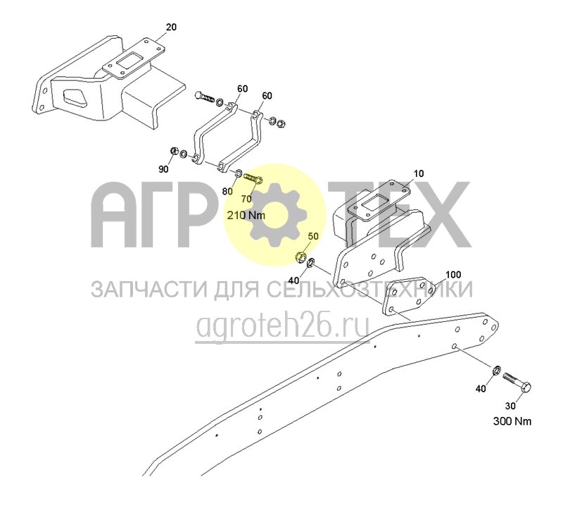 Чертеж  Держатель катка Ceus 3000-TX (ETB-0000004482) 