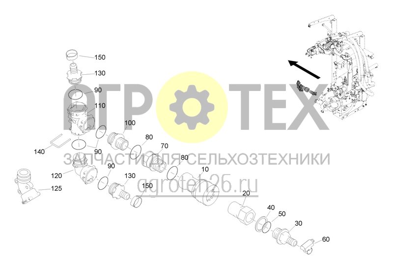  Блок подключения для CTS (ETB-0000004698)  (№110 на схеме)