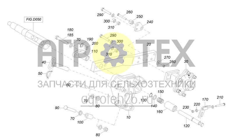 Чертеж  Механическое комбинированное колесо переднее (2) (ETB-0000004707) 