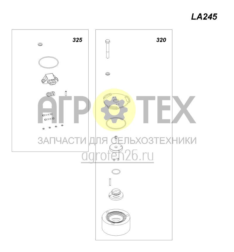 Чертеж  Датчики для LA245 (ETB-0000004759) 