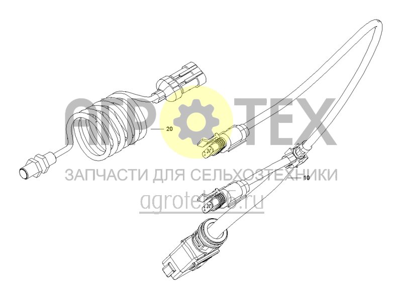 Чертеж  Расширение кабельного жгута QL (ETB-0000004873) 