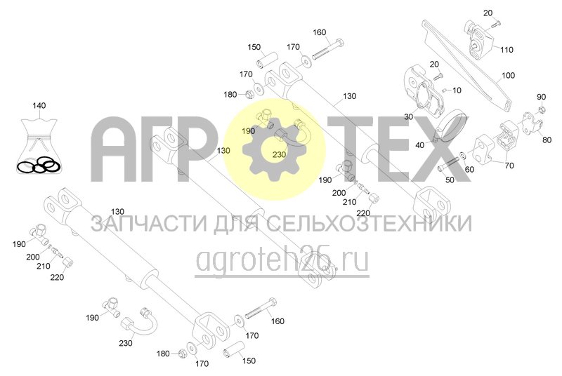 Чертеж  Гидравлическая регулировка давления сошников TwinTeC 4002 (1) (ETB-0000004921) 