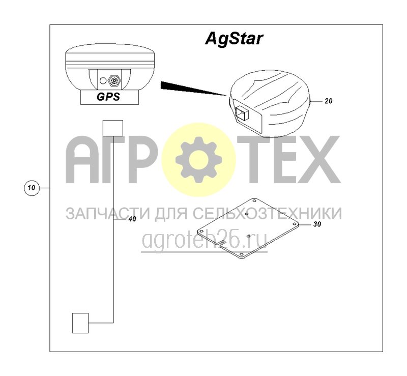 Чертеж  Пакет GPS-приемника AG-Star (ETB-0000004983) 