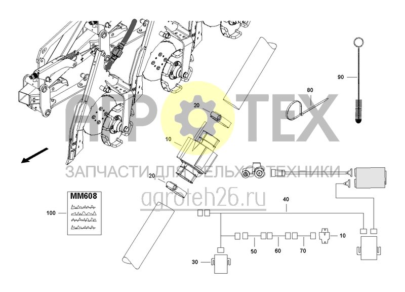  Пакет электроники AutoPoint DMC (ETB-0000005161)  (№50 на схеме)