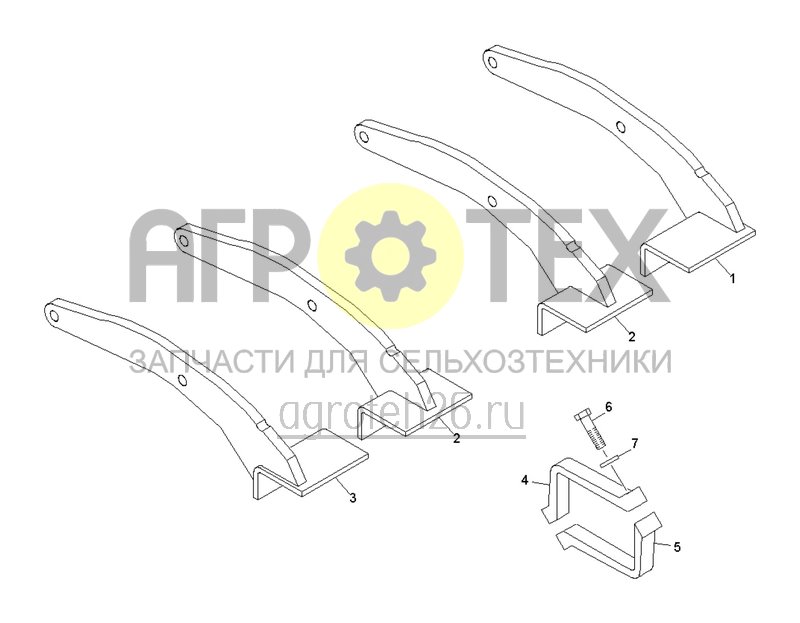 Чертеж  Несущие стойки (ETB-0000005247) 