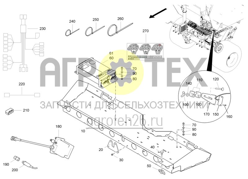 Чертеж  Оборудование машины DMC Isobus (ETB-0000005431) 