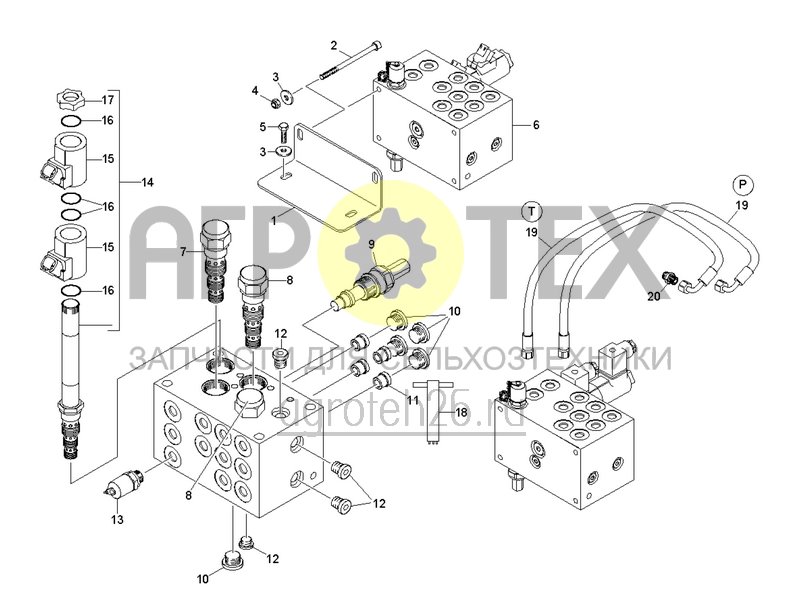  Ходовая часть для Pantera H Standard / Pantera H+ (5) (ETB-0000005510)  (№16 на схеме)