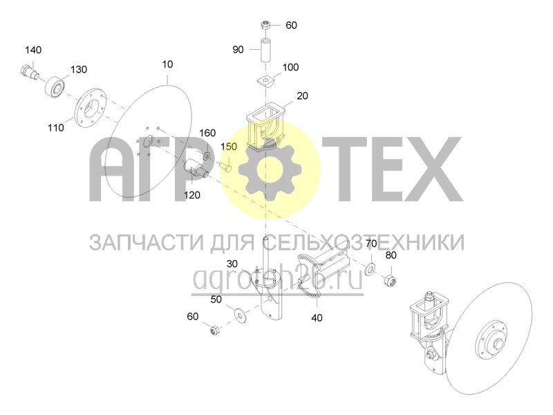 Чертеж  Режущие диски для земляники (ETB-0000005662) 