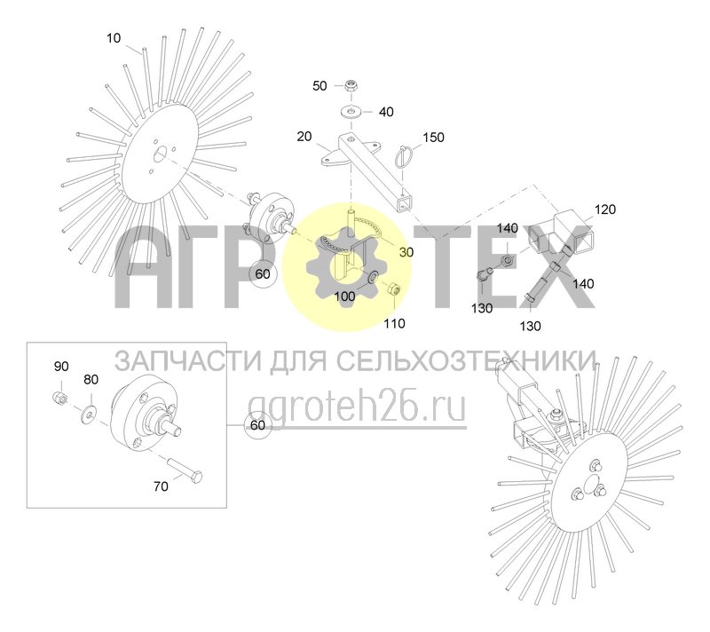 Чертеж  Ротационный выравниватель (ETB-0000005665) 