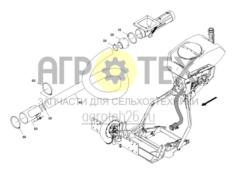  GreenDrill DMC 6&nbsp;м / подача сжатого воздуха 4200L-C (ETB-0000005738)  (№40 на схеме)