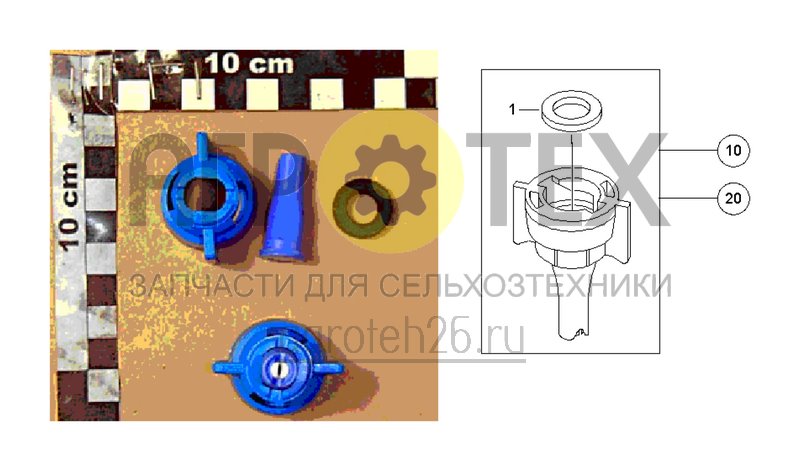  Инжекторные форсунки ID3 (LECHLER) (ETB-0000005812)  (№10 на схеме)