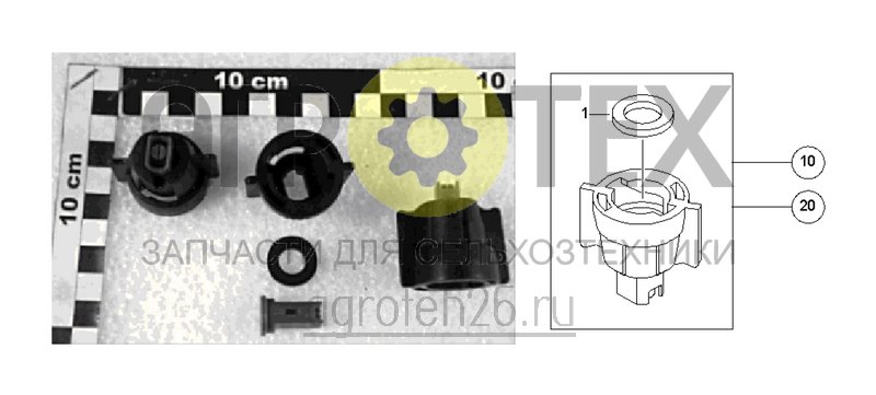 Чертеж  Компактные форсунки с диагональным распылением IDKS и IKN Multicap (LECHLER) (ETB-0000005814) 