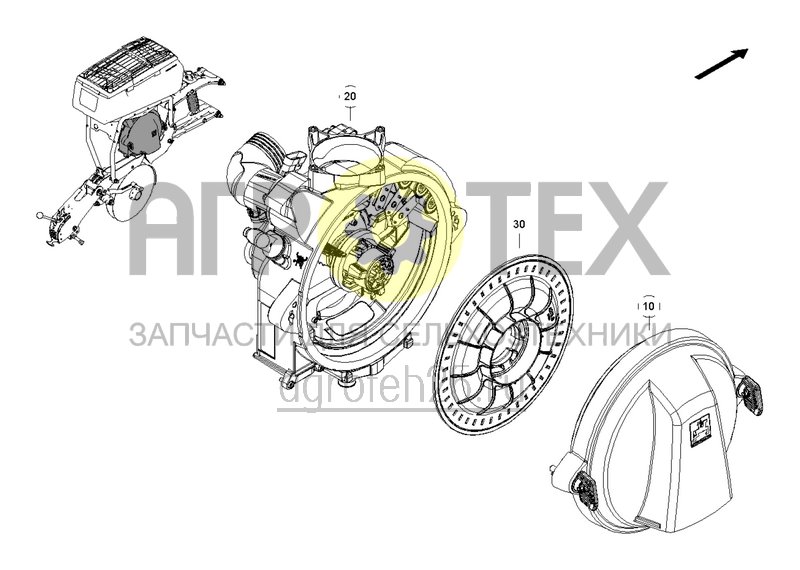  Привод распределителя ElectricDrive 1.5 (ETB-0000005996)  (№30 на схеме)