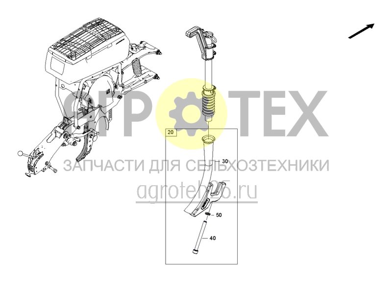 Чертеж  Очиститель борозды 16&nbsp;мм (ETB-0000006112) 