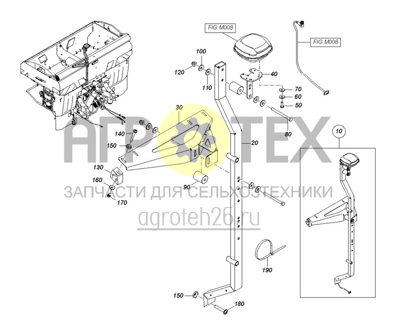 Чертеж  Halter f?r GPS-Empf?nger (ETB-0000006206) 