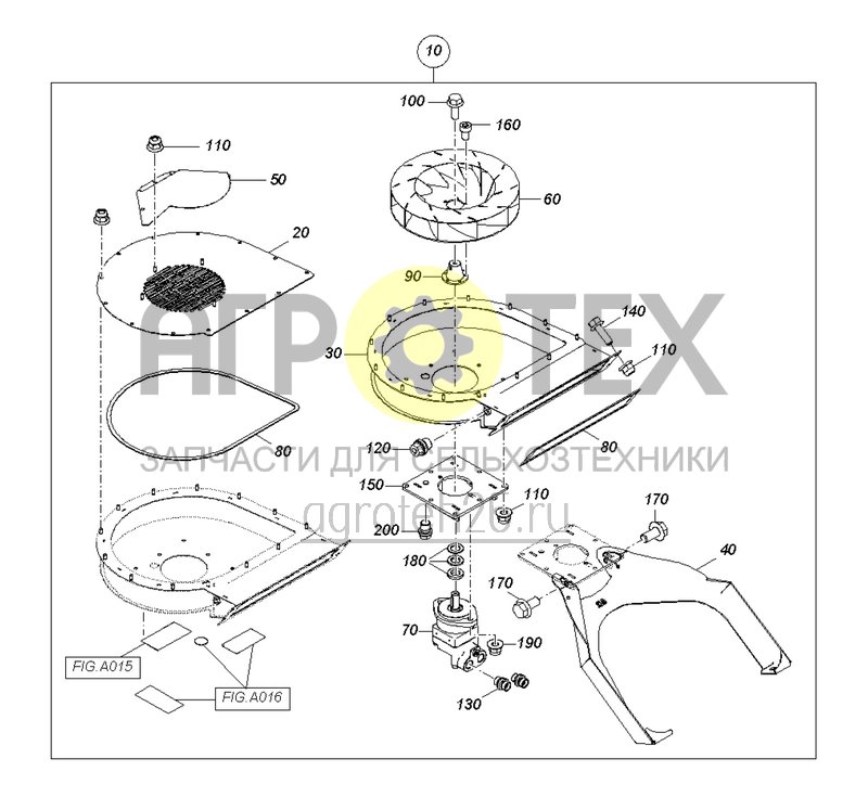 Чертеж  Umr?stsatz Gebl?se mit Axialkolbenmotor (ETB-0000006236) 