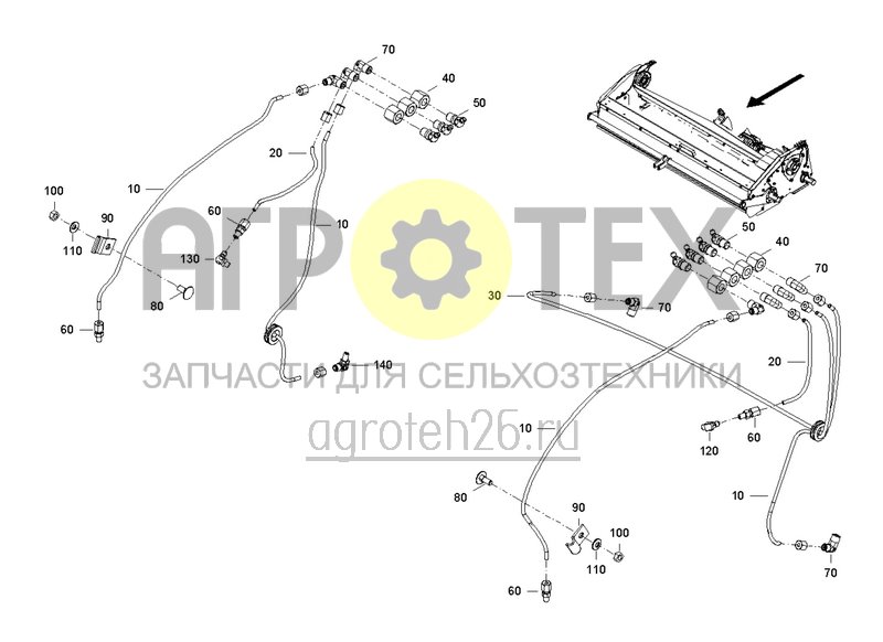 Чертеж  Нанесение смазки (ETB-0000006287) 