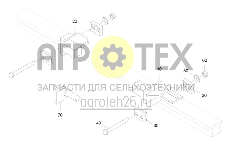 Чертеж  деталь соединения (ETB-0000006295) 