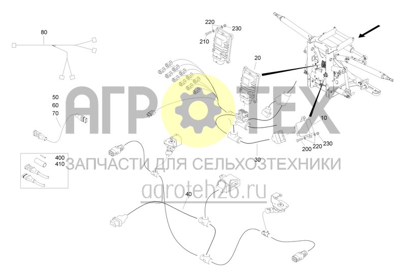 Чертеж  Компенсатор колебаний CC NW319 электрическое складывание (ETB-0000006336) 