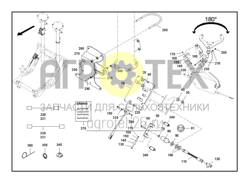 Чертеж  Anbau-Kit Saatleitungs?berwachung (ETB-0000006393) 