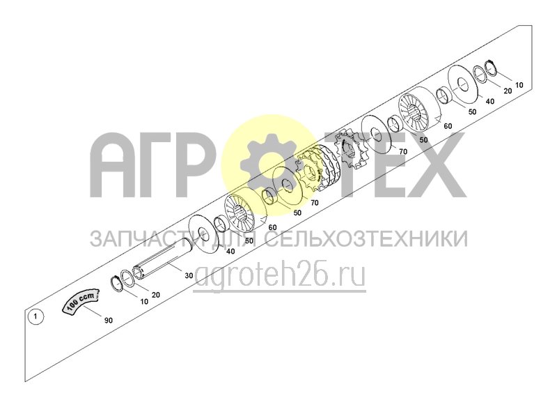 Чертеж  Einfachdosierwalzen (3) (ETB-0000006430) 