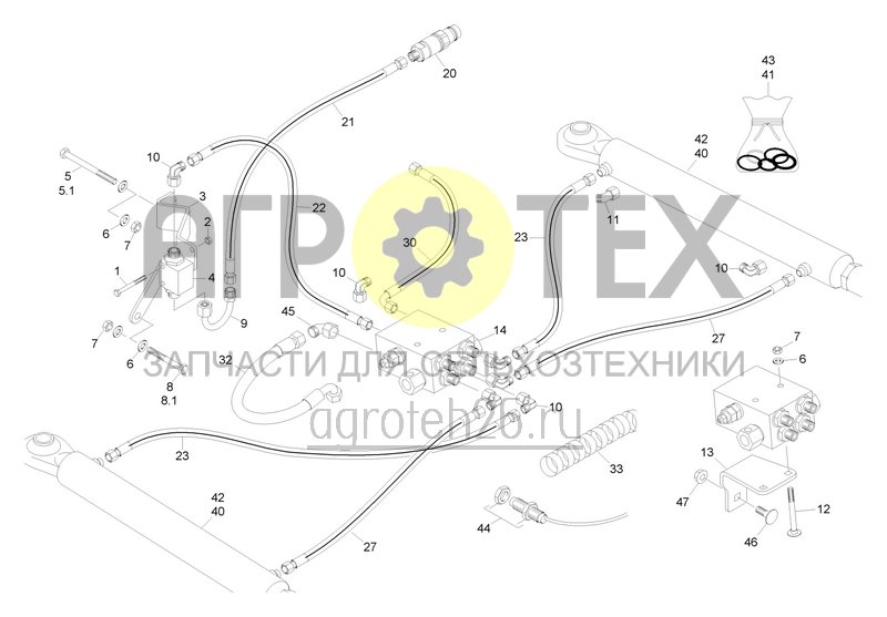 Чертеж  Spuranrei?er - Hydraulik KG 5002-2 (ETB-0000006517) 