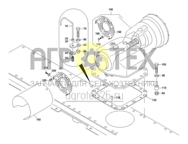  Getriebe KE 3002-190 (1) (ETB-0000006664)  (№100 на схеме)