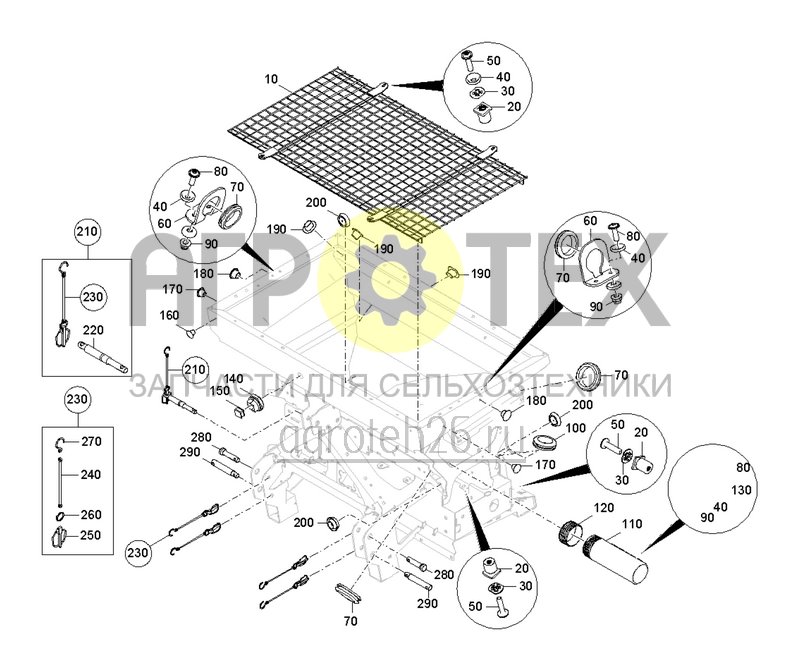 Чертеж  Montageteile Grundmaschine (ETB-0000006673) 