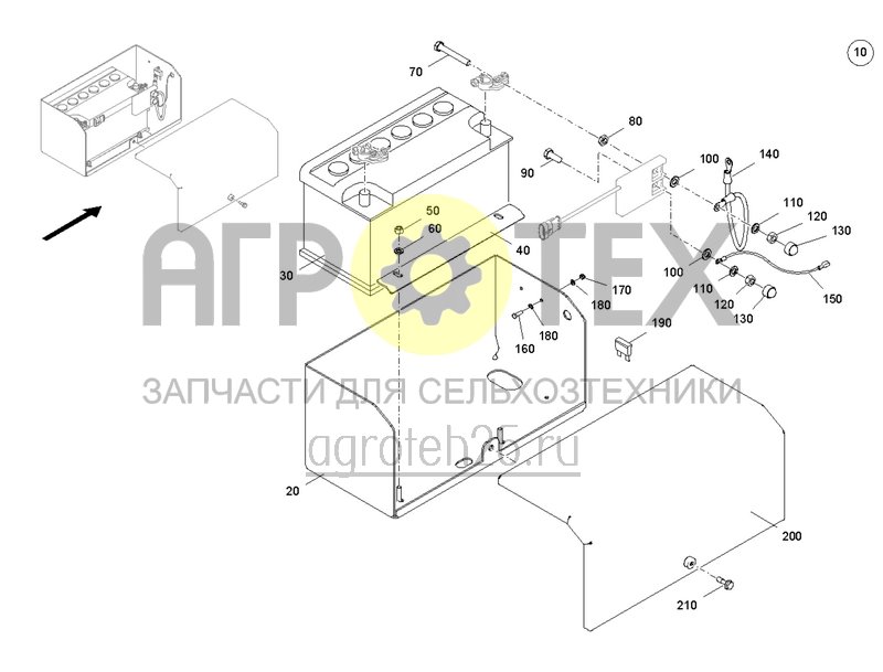 Чертеж  Bateriefach (ETB-0000006693) 