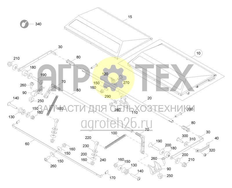 Чертеж  Abdeckschwenkplane (ETB-0000006746) 